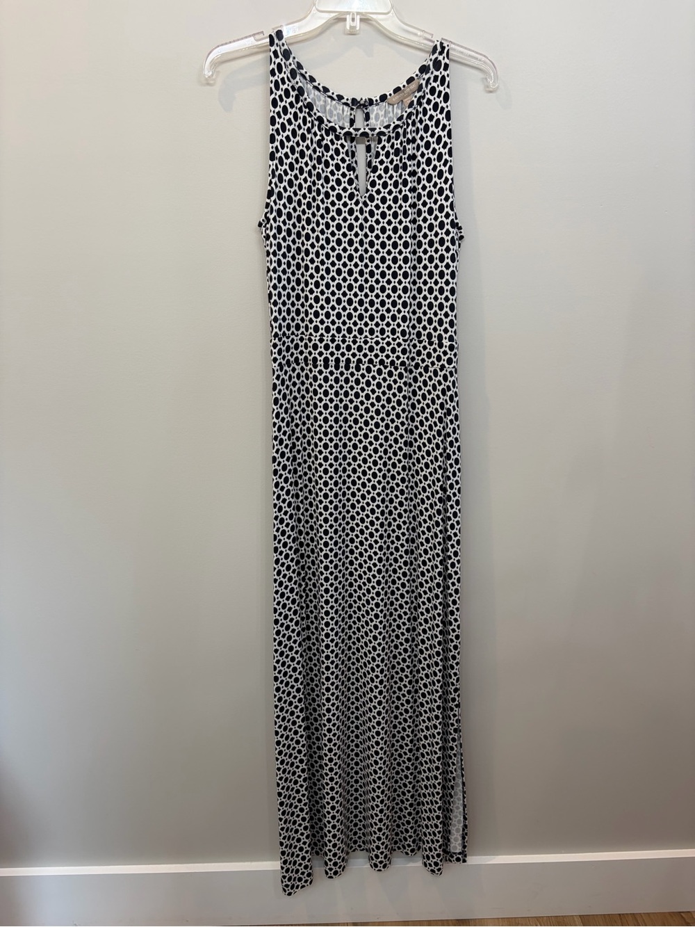 Banana Republic Factory Dress Womens Size PM Maxi Sleeveless Geometric Boho